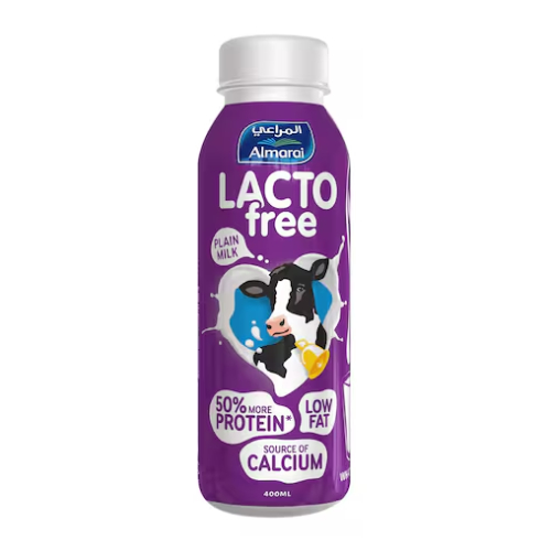 حليب لكتوفري 50% بروتين اكثر قليل الدسم 400 مل المراعي