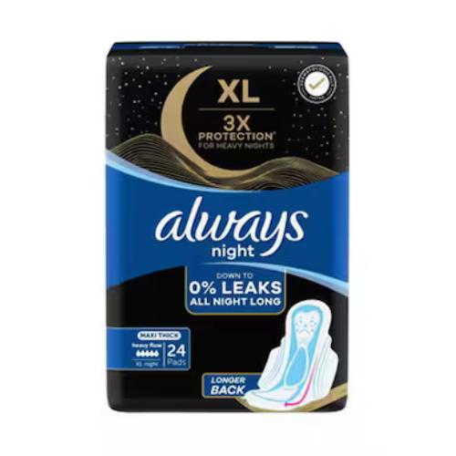 فوط نسائية انتعاش الألوفيرا ليلية الويز 24 فوطة