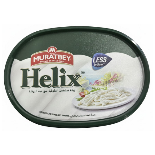 جبنة هيلكس الملولبة مع حبة البركة 150جرام مراد بيه