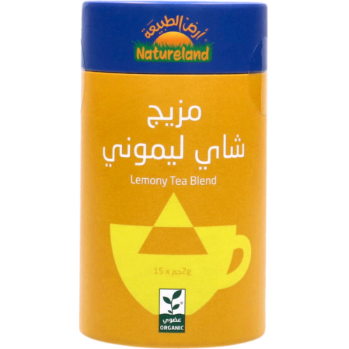 مزيج شاي ليموني عضوي 30 جم