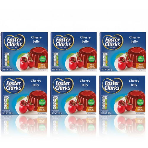 حبة فوستر كلارك جلي الكرز حامض 6*80 جم