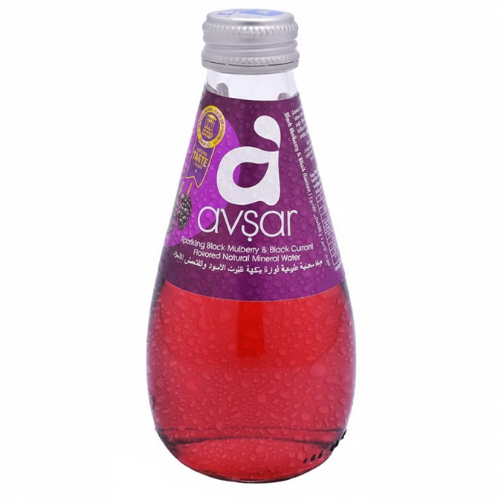 مياه معدنية غازية بنكهة التوت والعنب الأسود 200 مل أوشار