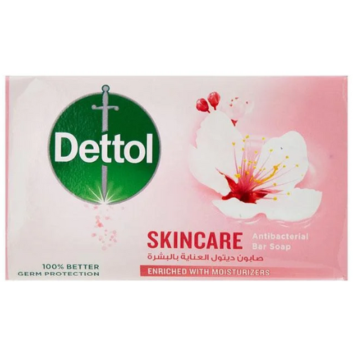 ديتول صابون مضاد للبكتيريا للعناية بالبشرة، 165 غرام