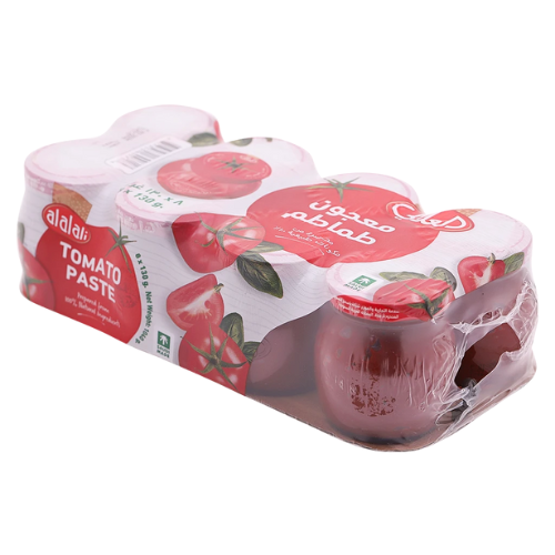 العلالي معجون طماطم مجموعة 8 حبات 130 جم