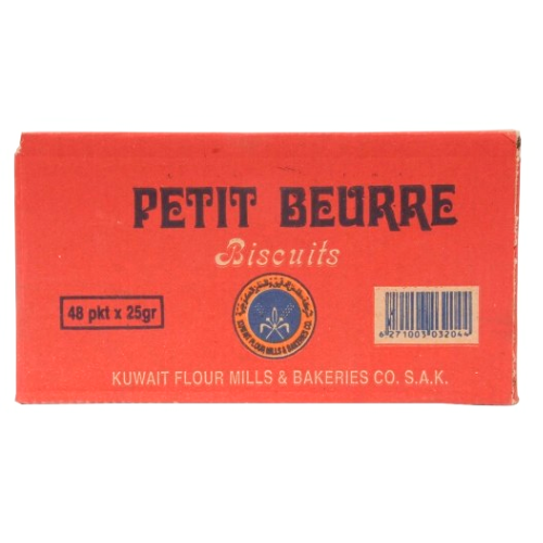 بسكويت مطاحن بيتي بور25غ باكيت 48 حبة