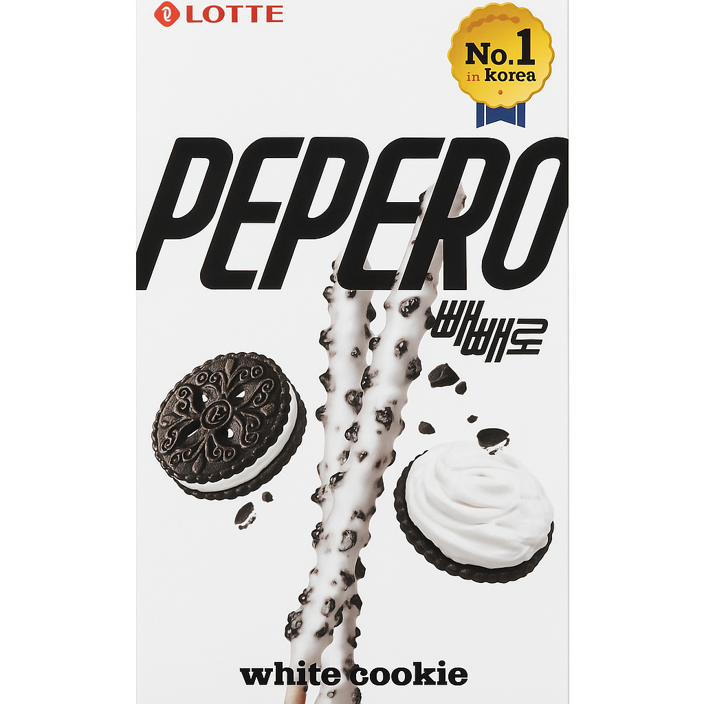 بيبيرو اصابع بسكويت ابيض 8 × 32جم