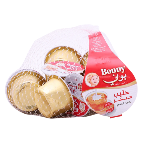 حليب بوني كامل الدسم مبخر، 10 عبوات × 15 جم
