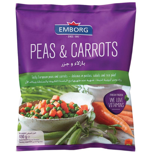 بازلاء وجزر من إمبورج، 450 جم