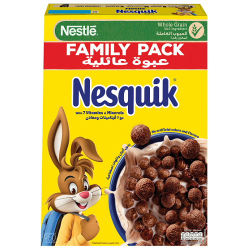 حبوب إفطار نسكويك بالشوكولاتة من نستله، 950 جم