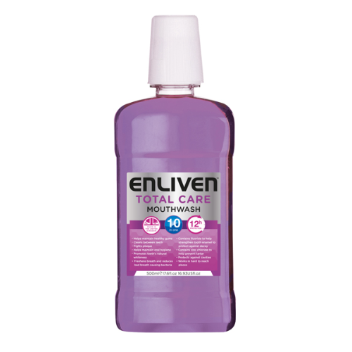 غسول فم عناية كاملة بنفسجي  انلايفين 500مل