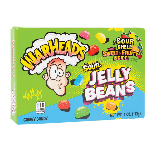 حلوى وار هيد سور جيلي بينس 113جم