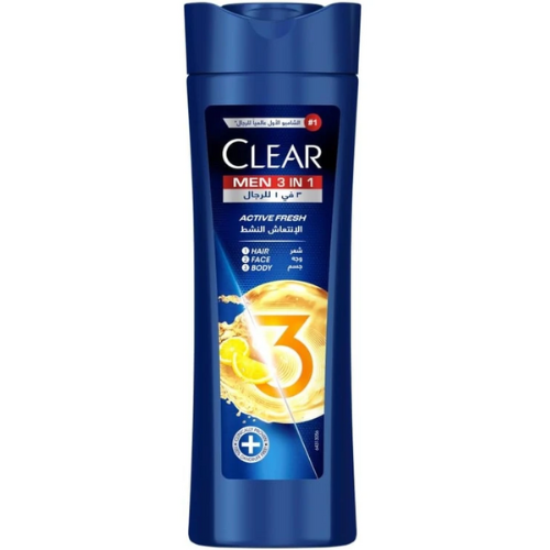 كلير شامبو 3 فى 1 الانتعاش النشط 600 مل