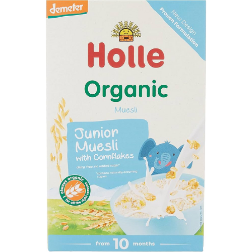 هولي ميوسلي جونيور عضوي مع رقائق الذرة من سن 10 أشهر 250 جم