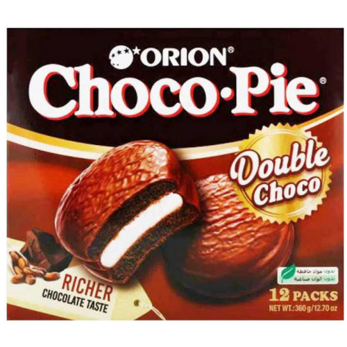 شوكوباي كيك محشو شوكولاته دبل 12 حبة 30 جم اوريون
