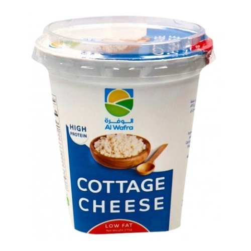 جبنة بقر كوتاج قليلة الدسم 275جم الوفرة