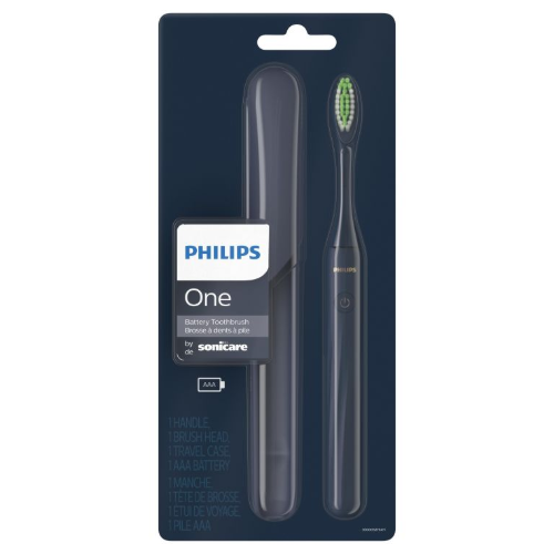 فرشاة فيليبس ون بالبطارية ازرق ليلي غامق