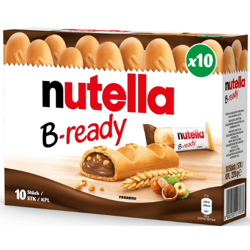 شوكولاتة فيريرو نوتيلا بي ريدي 8+2مجانا