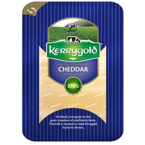 جبن شيدر أبيض شرائح كيري جولد 150 جم