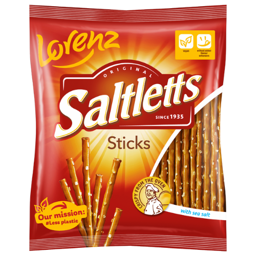 أصابع مملحة بالملح البحري من لورنز، 150 جم