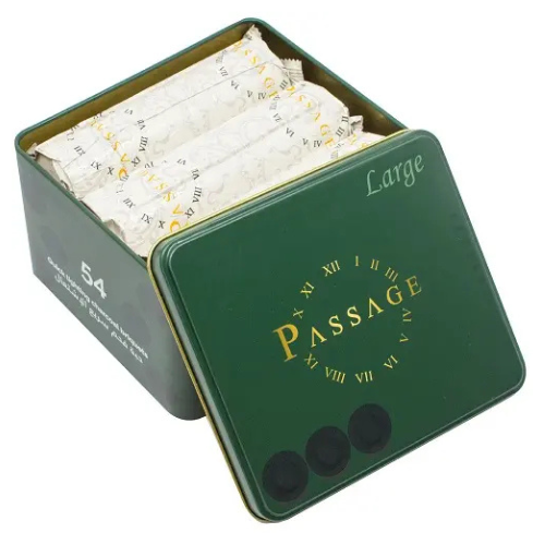 باسج فحم سريع الاشتعال علبه معدنية 54 حبه