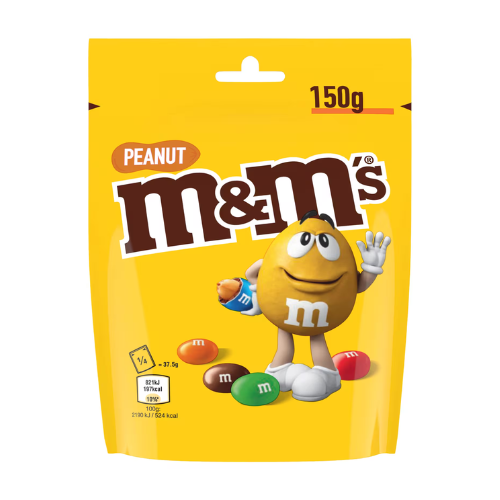 ام اند ام شوكولاتة بفول سوداني 150جم