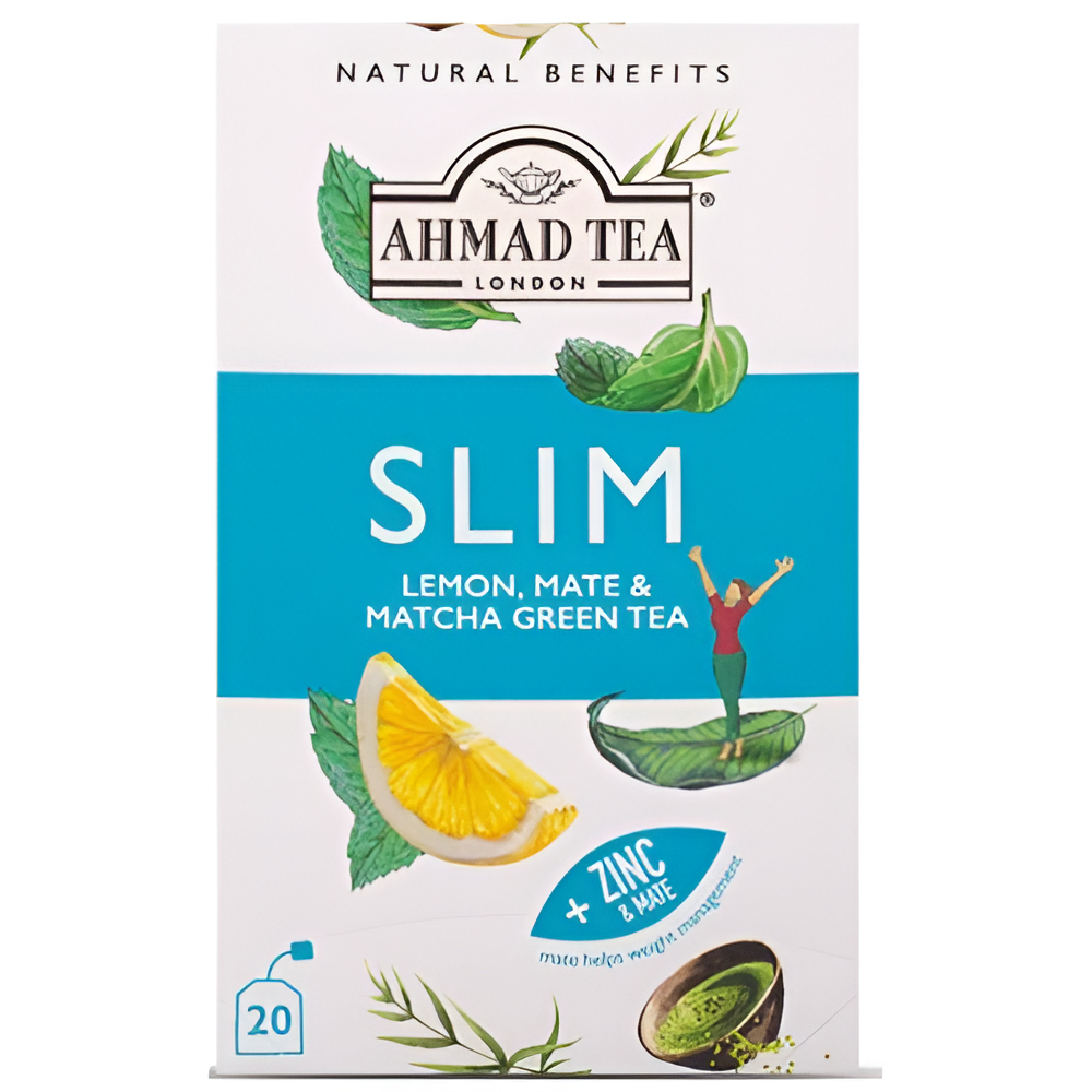 شاي احمد للتنحيف ليمون وشاي اخضر ونبتة ماتي 20*1.5 غ
