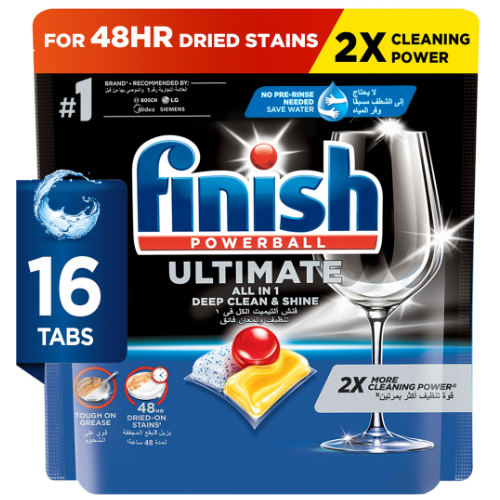 كوانتيم التميتغسالات صحون فنيش 16 أقراص