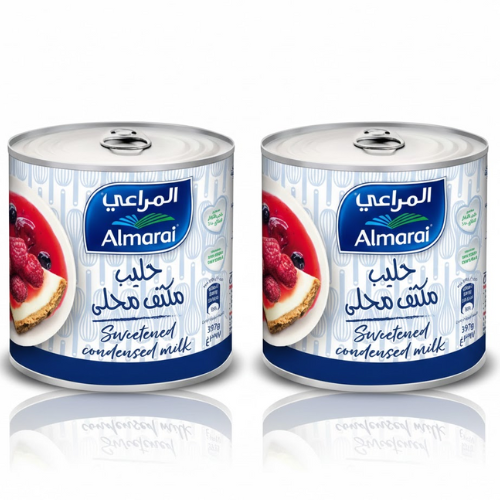 حليب مكثف محلى المراعى 2*397 جم