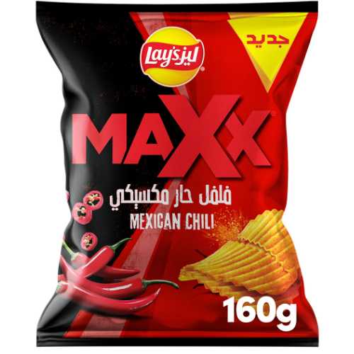 ليز ماكس فلفل حار مكسيكي 160 جم