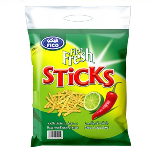 بطاطس عيدان فلفل حار وليمون 20*22 جم