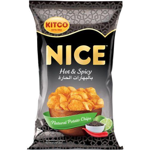 شيبس طعم نايس حار بالبهارات 210 غ كتكو
