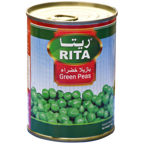 بازلاء خضراء ريتا، 400 جم