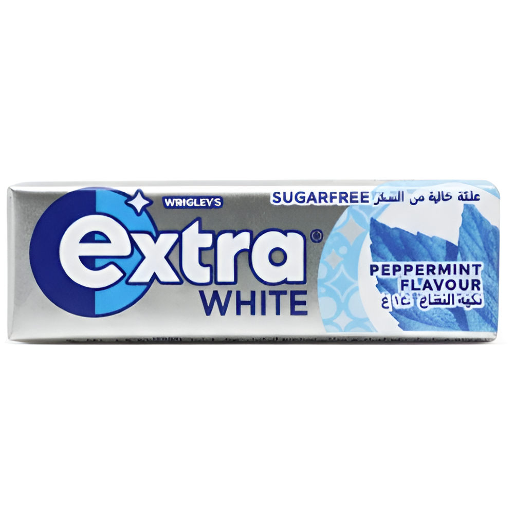 علكة إكسترا وايت بنكهة النعناع الفلفلي 14 جرام