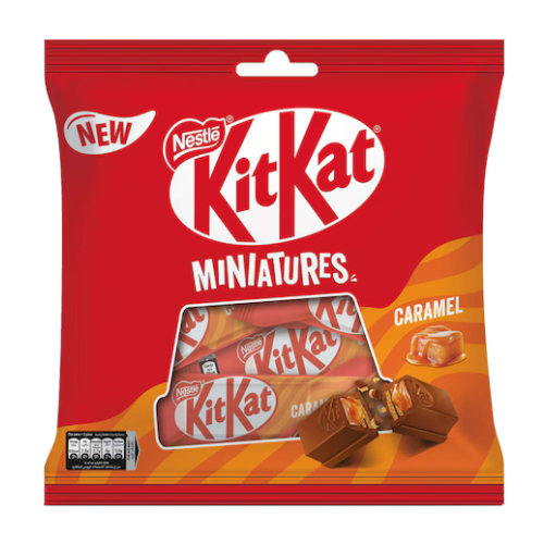 شوكولاتة كيت كات مينياتورس بالكراميل نستلة 110جرام