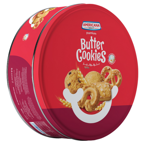 كوكيز صفيح كبير احمر 908 غ علبة