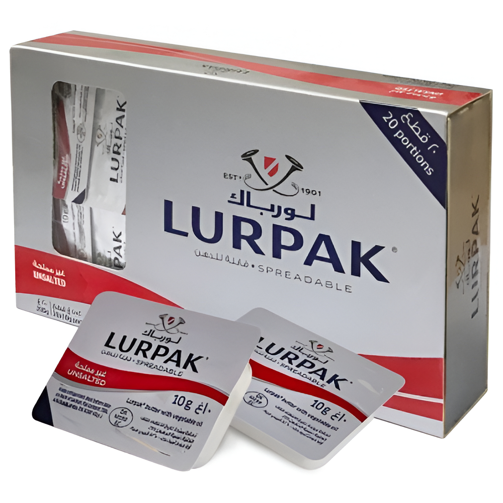 زبدة غير مملحة باكيت 20*10غ لورباك