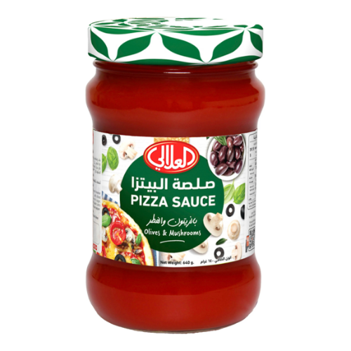 العلالي صلصة بيتزا الزيتون والفطر 640 جم