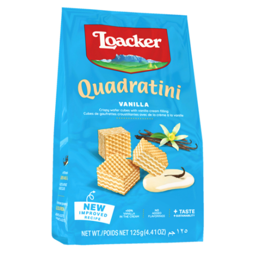 بسكويت لواكر فانيليا كوادرتني 125جم