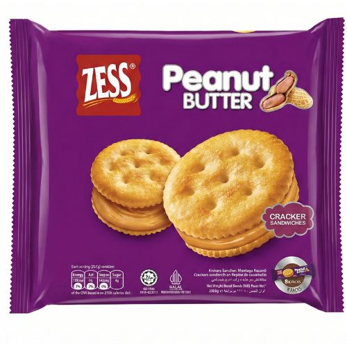 ساندويتش مقرمشات زبدة الفول السوداني 229.5جرام زيس