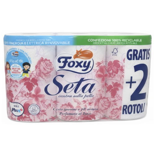 رول تواليت فوكسي معطر سيتا   4+2