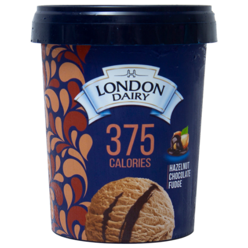 آيس كريم لندن ديري بالبندق وشوكولاتة فادج 473 مل