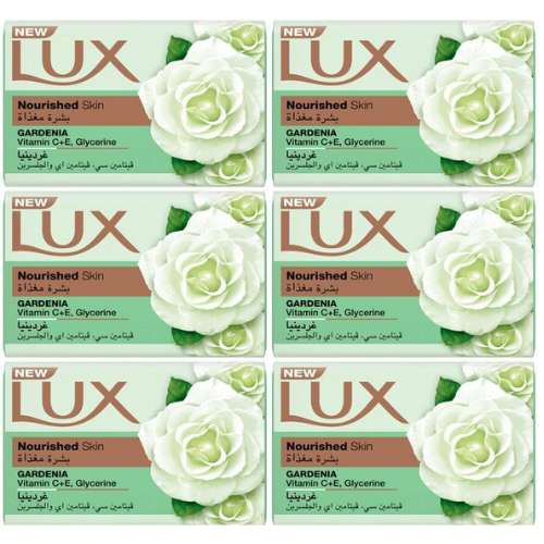 لوكس صابونة برائحة الغاردينيا المغذية للبشرة 6*170 جم
