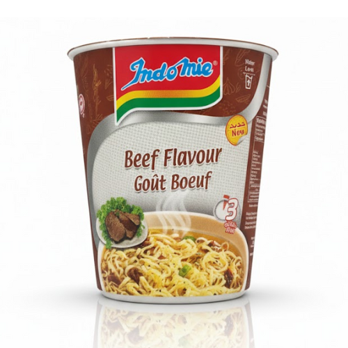 إندومي نكهة اللحم البقري 3 جقائق 62جم