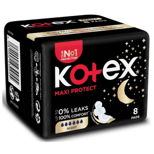فوط صحية كوتكس ماكسي حماية لراحة ليلية 8 فوط