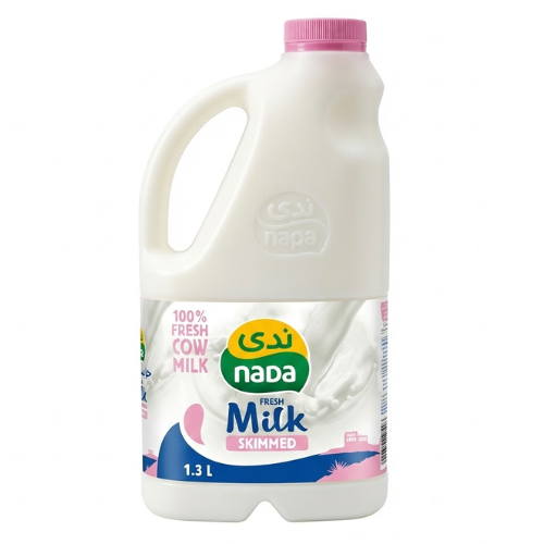 حليب منزوع الدسم طازج 1.3 لتر ندى
