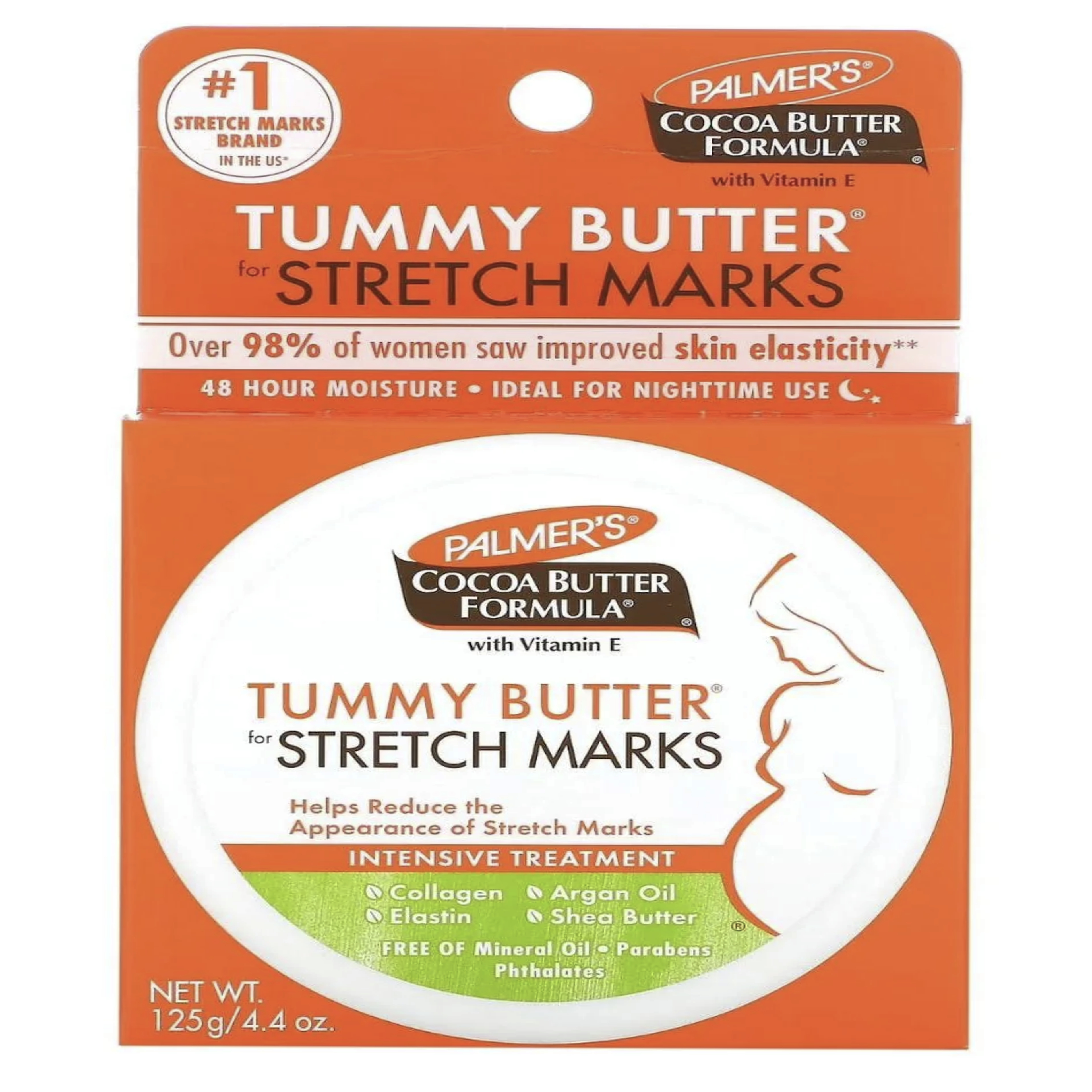 زبدة البطن لعلامات التمدد بزبدة الكاكاو من بالمرز 125 جرام