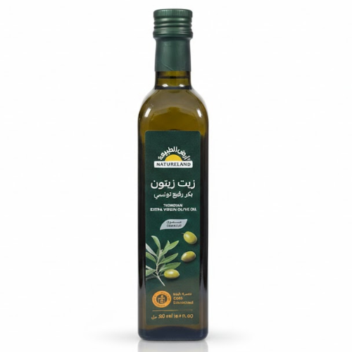 زيت زيتون تونسي عضوي ارض الطبيعه 500مل