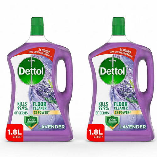 ديتول منظف الأرضيات القوي برائحة اللافندر 2*1.8 لتر