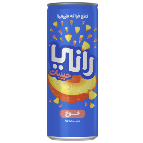 عصير حبيبات خوخ 240 مل راني