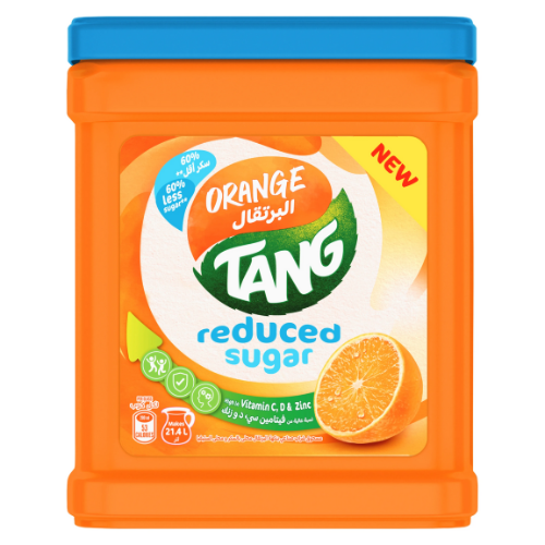 تانج مشروب بودرة بنكهة البرتقال قليل السكر 1.5 كجم